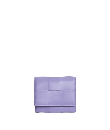 Bottega Veneta -  Tri-Fold Zip Wallet