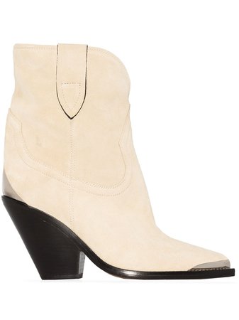 Shop Isabel Marant Leyane 90mm ankle boots with Express Delivery - FARFETCH