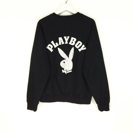 Rare Playboy spell out embroidered big logo vintage 90s | Etsy
