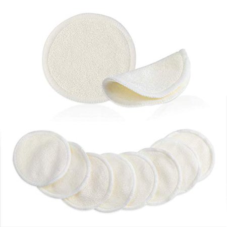 Amazon.com: Bamboo Makeup Remover Pads (16 Pack), 2 Layers 3.15inch Reusable Organic Bamboo Cotton Rounds with Laundry Bag, Washable Facial Cleansing Cloths for Eye Makeup Remove Face Wipe: Beauty