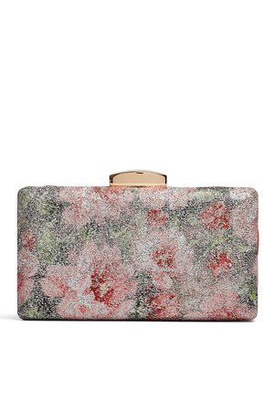 Pink Floral Box Clutch by Sondra Roberts for $11 | Rent the Runway