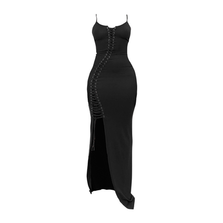 Ify Maxi Dress - Noir | Koy & Victoria Inc. | Wolf & Badger