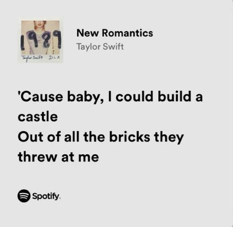 new romantics lyrics