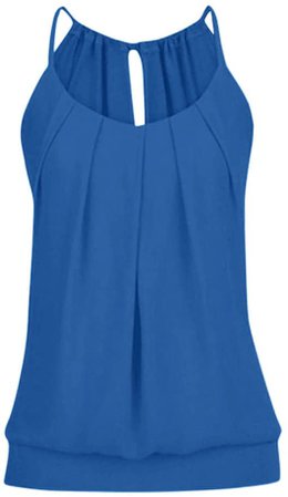 Amazon.com: Vedolay Womens Camisoles and Tanks, Womens Summer Casual V Neck Spaghetti Strap Cami Loose Fit Tank Crop Tops Vest Blouse: Clothing