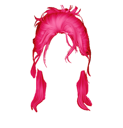Hezeh Hair No. 16 | Sims Alpha CC Neon Pink (Dei5 edit)