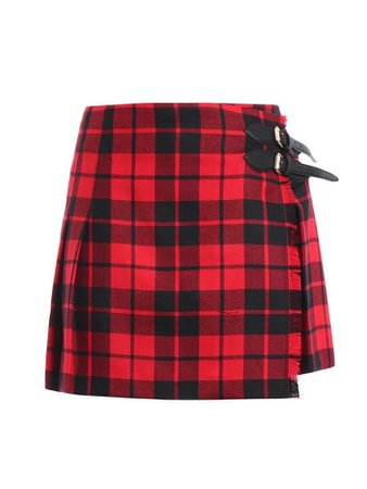 Burberry Bright Red Gonna Skirt
