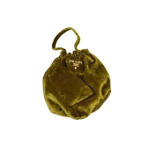 Prada Mini Chartreuse Velvet Round Bag – Treasures of NYC