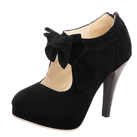 Amazon.com | Charm Foot Womens Platform High Heel Summer Ankle Boots (6, Black) | Ankle & Bootie