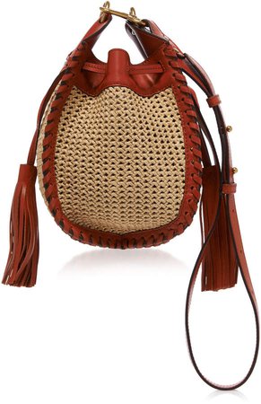 Isabel Marant Radja Leather Tassel Shoulder Bag