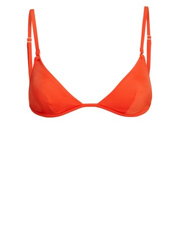 Lulu Burnt Orange Bikini Top
