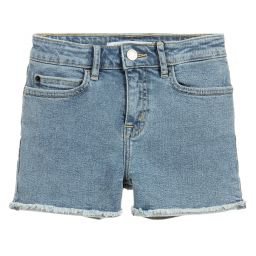 Calvin Klein Jeans - Girls Blue Denim Shorts | Childrensalon
