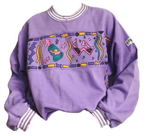 vintage purple sweatshirt