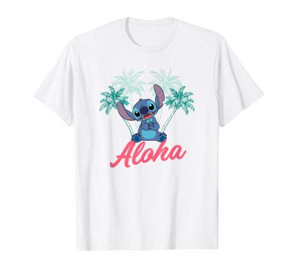 Amazon.com: Disney Lilo and Stitch Aloha T-Shirt: Clothing
