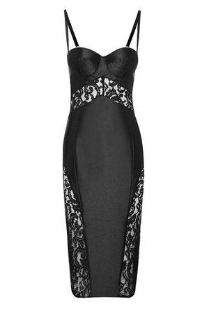 Fox Couture Loren structured lace dress
