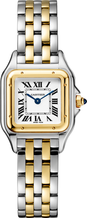 cartier watch silver and gold - Google Search
