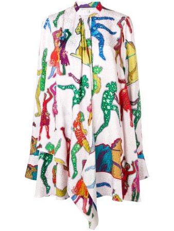 Stella McCartney psychedelic print shift dress £1,290 - Shop Online. Same Day Delivery in London