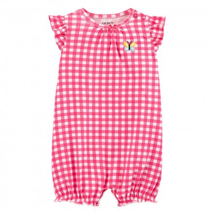 Carters - Snap Up Character Romper - Pink - Onesies - Baby Clothes (0-2) - Clothes