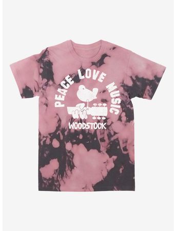 Woodstock Tie-Dye Boyfriend Fit Girls T-Shirt | Hot Topic