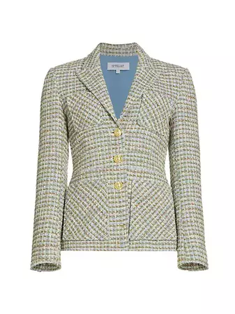 Shop Derek Lam 10 Crosby Keith Tweed Utility Jacket | Saks Fifth Avenue