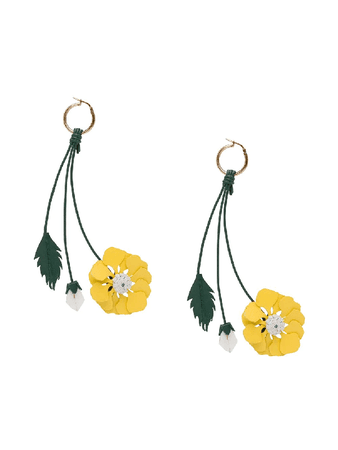 flower prada earrings - Pesquisa Google