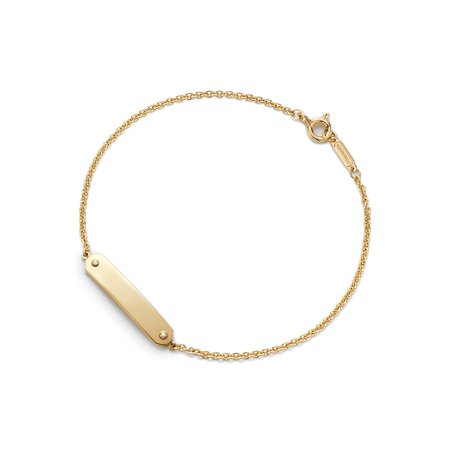 Tiffany & Co, Tag chain bracelet in 18k gold, medium