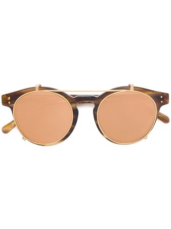 Gafas De Sol Con Montura Redonda Linda Farrow Por 1,522€ - Compra Online Ss20 - Devolución Gratuita Y Pago Seguro