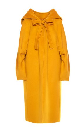 Hooded Bow Tie Coat by Alberta Ferretti | Moda Operandi