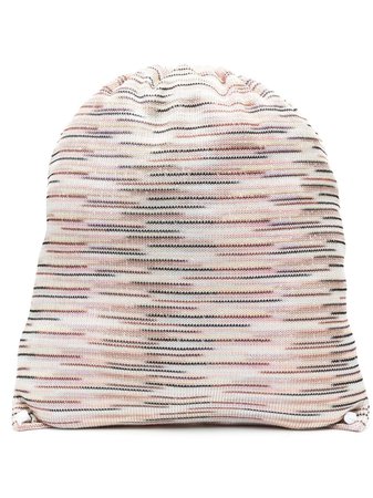 Missoni Knitted Drawstring Backpack - Farfetch