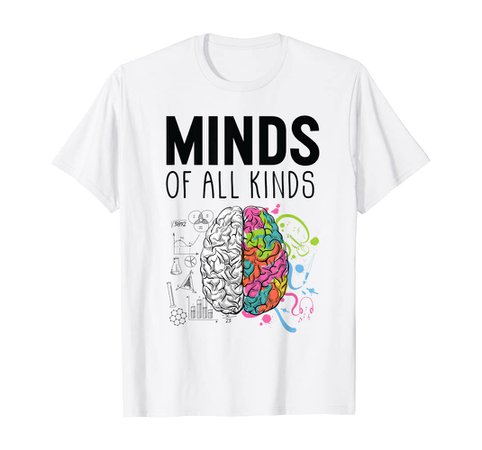 Amazon.com: Neurodiversity Brain T-Shirt: Clothing