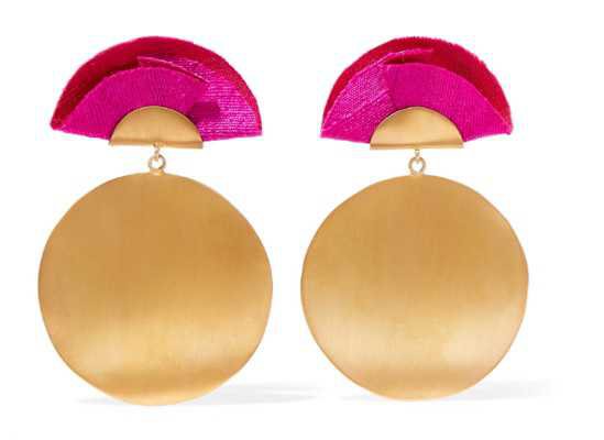 Gold earrings net a porter