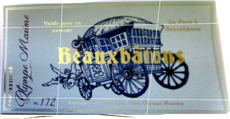 beauxbatons carriage ticket
