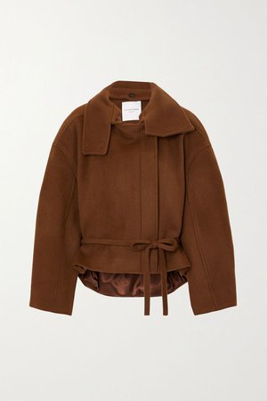 Brown Belted wool coat | LE 17 SEPTEMBRE | NET-A-PORTER