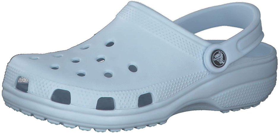 Amazon.com | Crocs unisex adult Classic | Water Shoes Comfortable Slip on Shoes Clog, Digital Aqua, 4 Women 2 Men US | Mules & Clogs