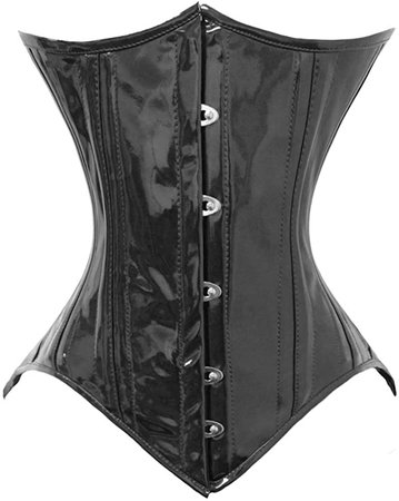 *clipped by @luci-her* luvsecretlingerie Heavy Duty 26 Double Steel Boned Waist Training Underbust Tight Shaper Corset #8033 at Amazon Women’s Clothing store