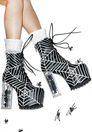The Webs We Weave Boots | Dolls Kill