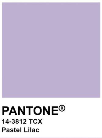 lilac Pantone
