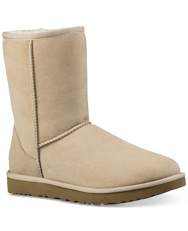 UGG® Women's Classic II Genuine Shearling Lined Short Boots & Reviews - Boots - Shoes - Macy's