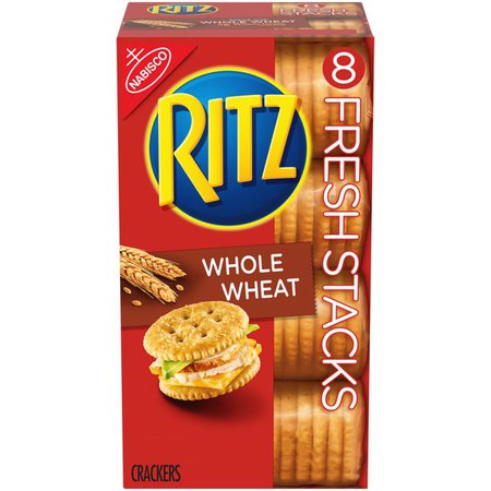 RITZ Fresh Stacks Whole Wheat Crackers, 8 Count, 11.6 oz - Walmart.com - Walmart.com