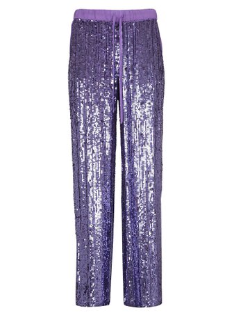 P.A.R.O.S.H sequin track pants