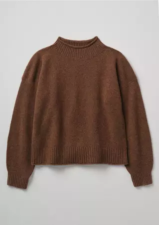 Wool Cashmere Mariner Sweater | Pecan | TOAST
