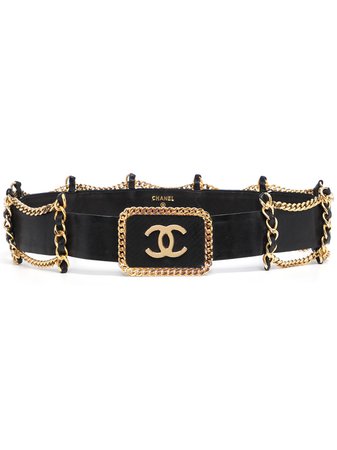 Chanel Pre-Owned Bælte Med Kæde Og Logo - Farfetch