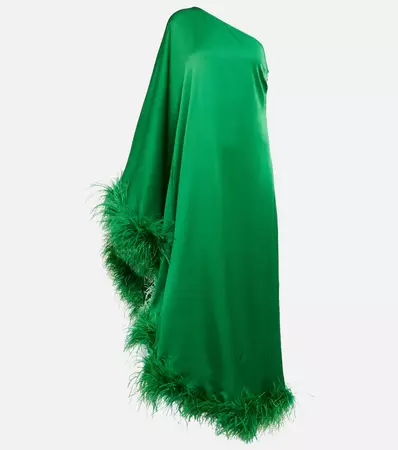 Taller Marmo - Ubud feather-trimmed gown | Mytheresa