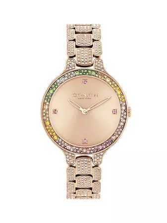 Shop COACH Women's Chelsea Bracelet Watch | Saks Fifth Avenue