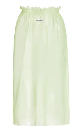 Magliera Nylon Skirt By Miu Miu | Moda Operandi