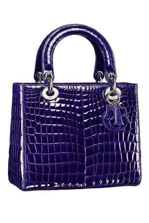 dior purple purse