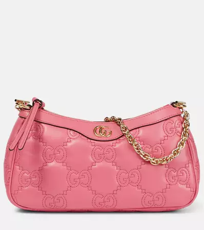 GG Matelasse Shoulder Bag in Pink - Gucci | Mytheresa