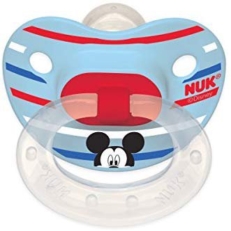 Amazon.com : NUK Disney Baby Puller Pacifier, 6-18 Months, Mickey Mouse, 1 pk : Baby