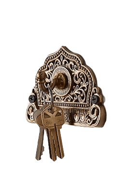 antique gold bronze keys