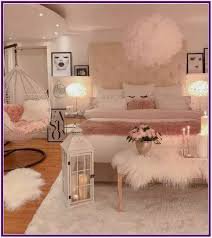 cozy luxury bedroom rose gold teenage girl room - Google Search