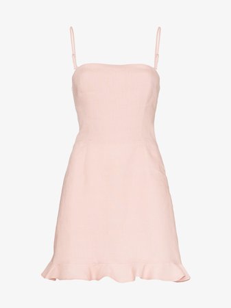 Reformation Kiernan Mini Dress pink